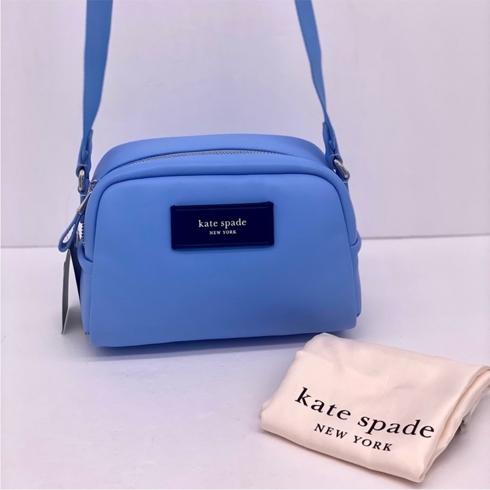 Kate Spade Blue Puffed Small Crossbody